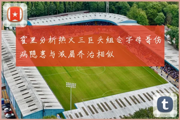 霍里分析热火三巨头组合字母哥伤病隐患与浓眉乔治相似